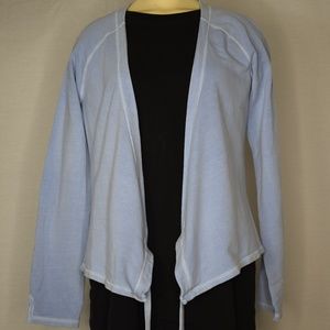 Life Is Good Tops - Life Is Good | Light Blue Tie Front Yoga Jacket M Life Is Good Tops - Life Is Good | Light Blue Tie Front Yoga Jacket M